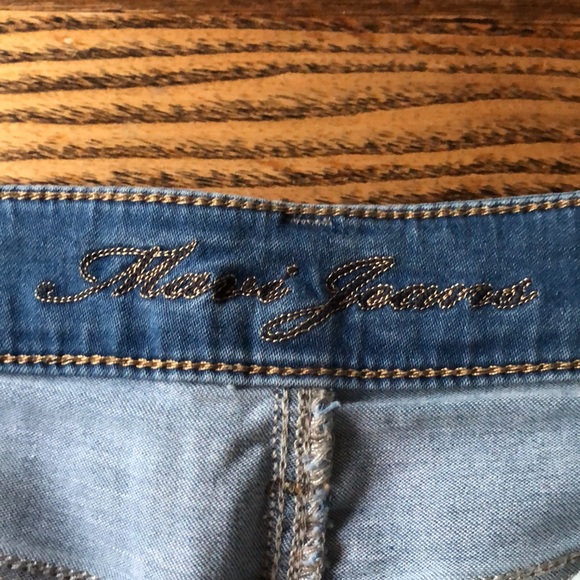 Mavi Jeans Denim Skirt with Elastane ~ Zip front ~ Small - Picture 7 of 9